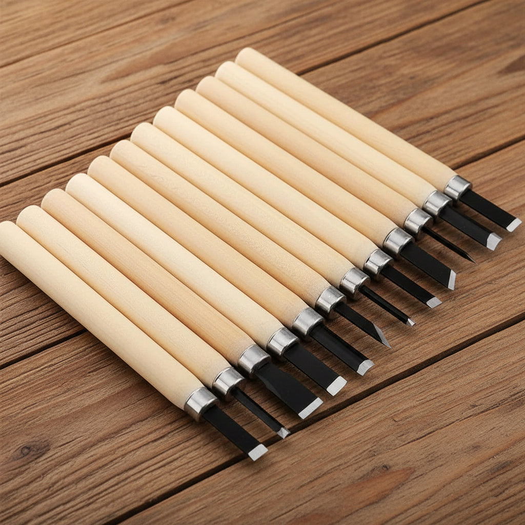Wood carving set 10 PCS