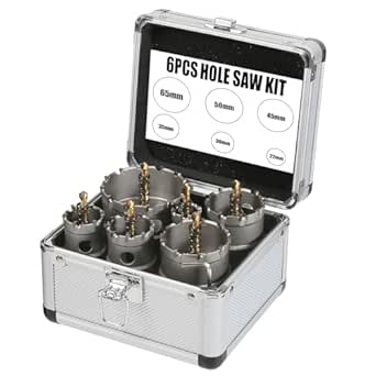 6 PCS Hole Saw set 30mm- 65mm Main image