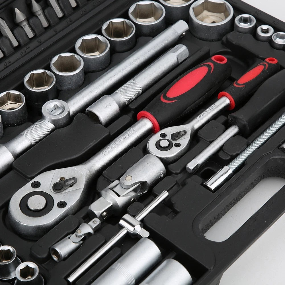 94 PCS 1/2 & 1/4 Dr. Socket Set Secondary image