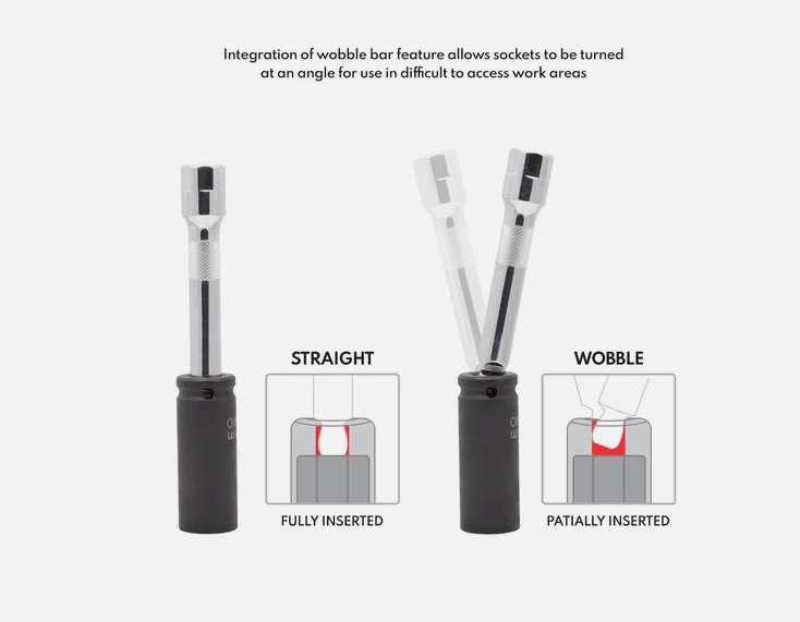 9 PCS Extension Kit Set Bar Hand Ratchet