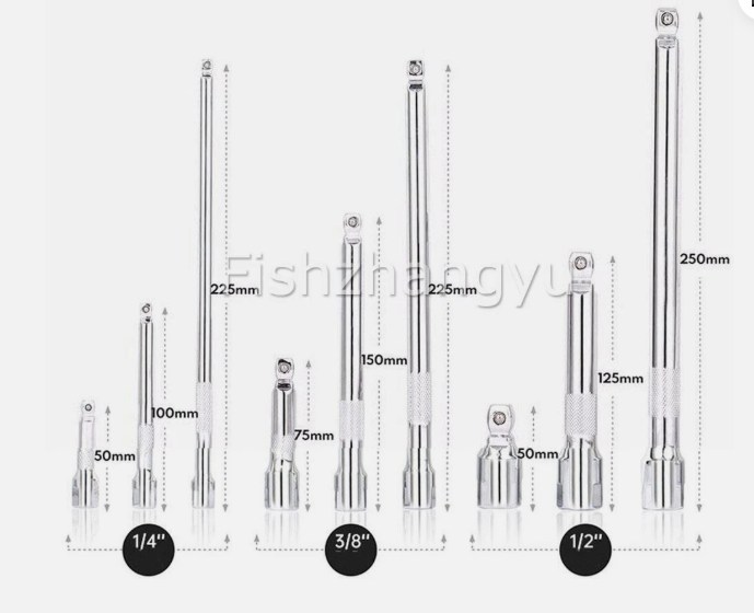 9 PCS Extension Kit Set Bar Hand Ratchet