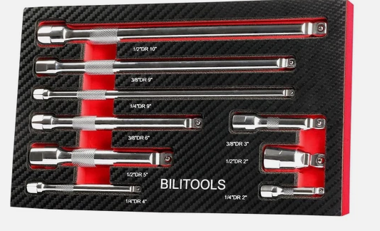 9 PCS Extension Kit Set Bar Hand Ratchet Main image