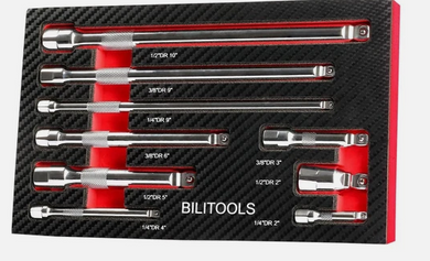 9 PCS Extension Kit Set Bar Hand Ratchet