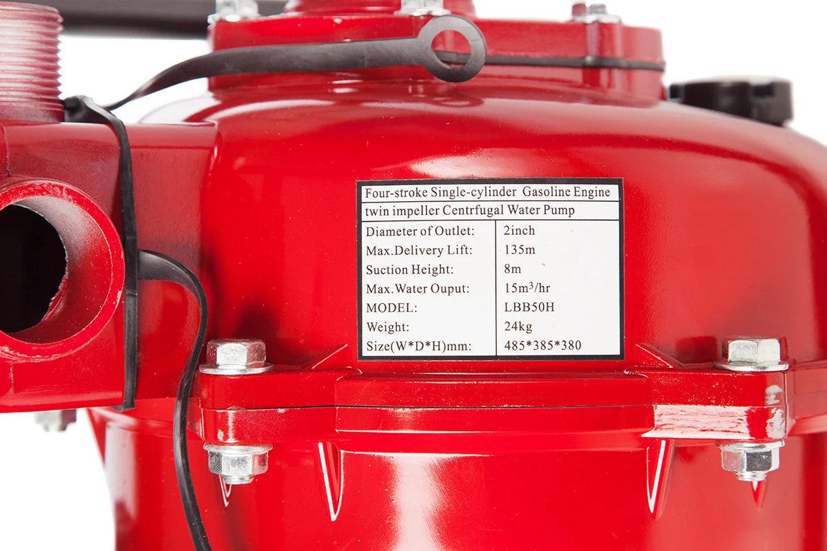 Redjet 8hsp 2"water transfer pump