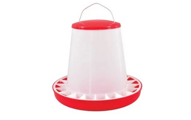 Selecta Plastic 6L Poultry Feeder or 6L Poultry Waterer
