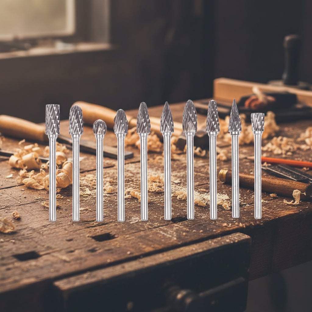 Tungsten Carbide Burr kit 10pc Secondary image