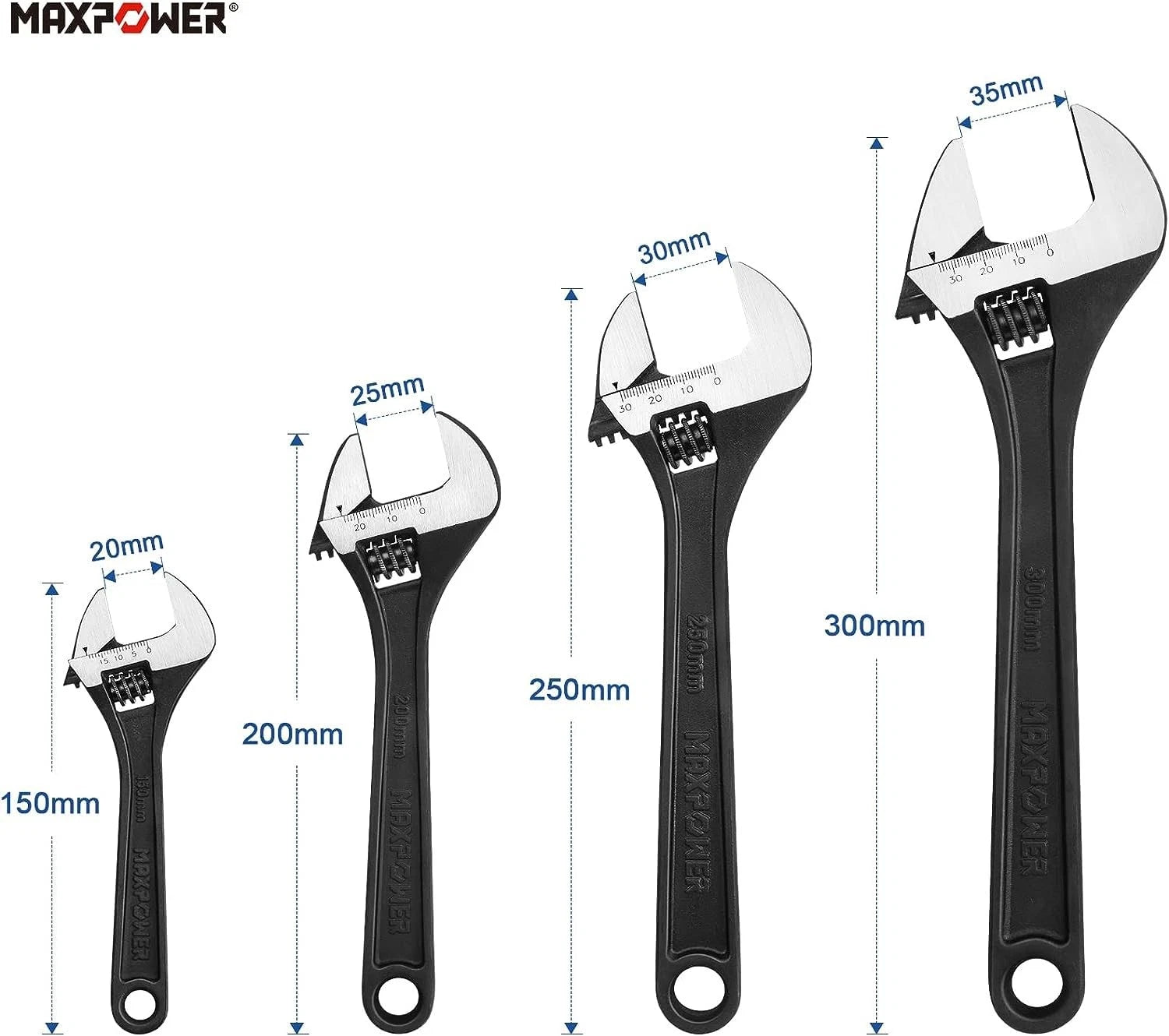 Adjustable Wrench Maxpower set Secondary image