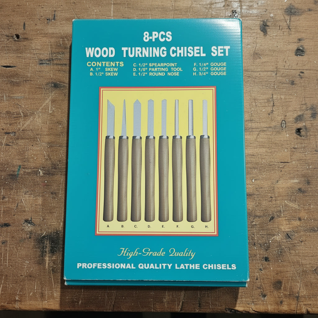 Wood Turning Chisel Set 8 PCS