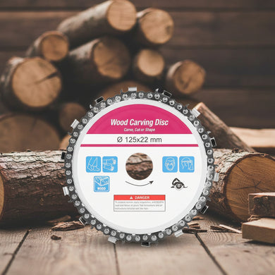 Wood Caring Disc 4" 5/8" Arbor